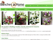 Tablet Screenshot of bunches.co.za